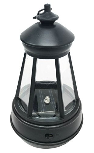 Ebros Gift Ebros Gift Ebros Set Of 2 Plastic Solar Hanging LED Lantern 5.5 Inches High