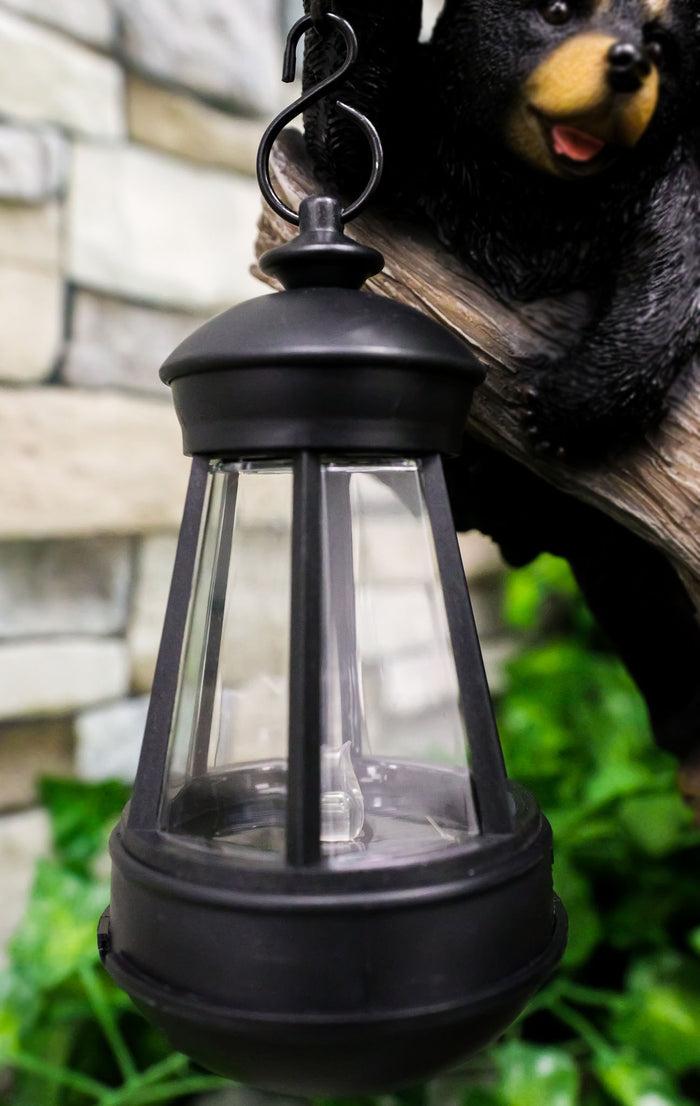 ebros gift Ebros Gift Ebros Set of 2 Plastic Solar Hanging LED Lantern 5.5 Inches High