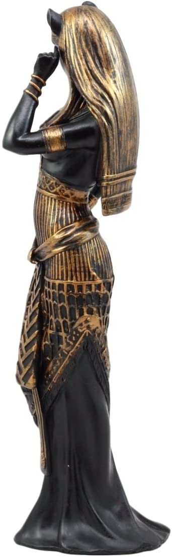 Ebros Gift Ebros Gift Egyptian Goddess Bastet Cat In Sensual Human Form Figurine 10.75"H