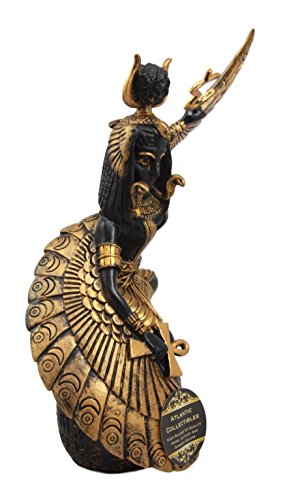 Ebros Gift Ebros Gift Egyptian Goddess Mother Isis Ra Holding Ankh Decorative Figurine 9" H