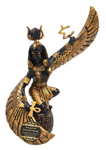 Ebros Gift Ebros Gift Egyptian Goddess Mother Isis Ra Holding Ankh Decorative Figurine 9" H
