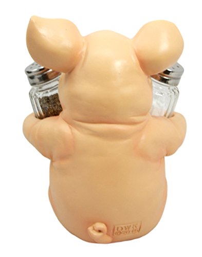 Ebros Gift Ebros Gift Farm Barn Porky Pig Salt Pepper Shakers Holder Figurine
