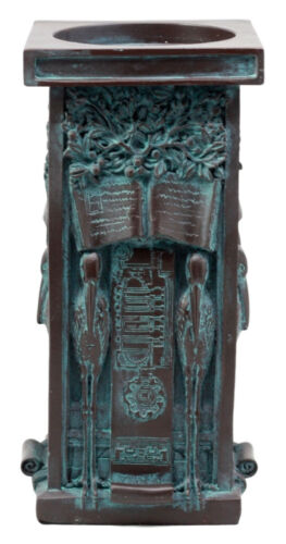 Ebros Gift Ebros Gift Frank Lloyd Wright FLW Stork Panel Candle Holder Pillar Figurine 7.75"H Wright's Oak Park Studio Loggia Columns