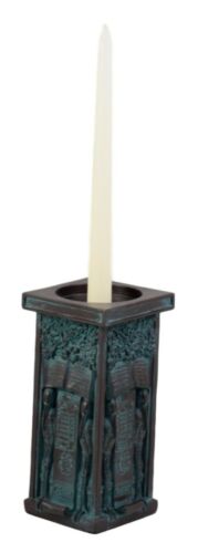 Ebros Gift Ebros Gift Frank Lloyd Wright FLW Stork Panel Candle Holder Pillar Figurine 7.75"H Wright's Oak Park Studio Loggia Columns