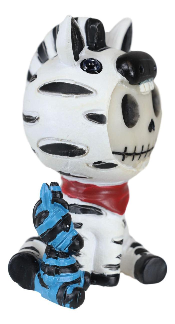 Ebros Gift Ebros Gift Furry Bones Safari Zebra Horse Costume Skeleton Monster Figurine 3"H
