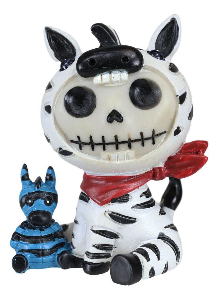 Ebros Gift Ebros Gift Furry Bones Safari Zebra Horse Costume Skeleton Monster Figurine 3"H