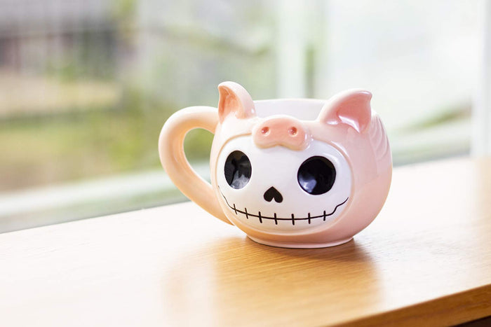 Ebros Gift Ebros Gift Furrybones Coffee Mug Beverage Cups 14 Fl Oz Mugs (Bacon Mug)