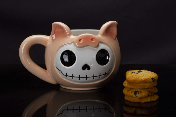 Ebros Gift Ebros Gift Furrybones Coffee Mug Beverage Cups 14 Fl Oz Mugs (Bacon Mug)