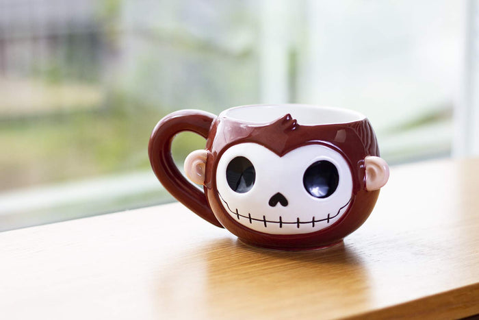 Ebros Gift Ebros Gift Furrybones Coffee Mug Beverage Cups 14 Fl Oz Mugs (Munky Mug)