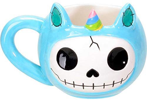ebros gift Ebros Gift Furrybones Coffee Mug Beverage Cups 14 fl oz Mugs (Unie Mug)