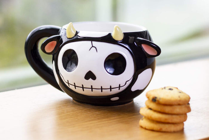 Ebros Gift Ebros Gift Furrybones Coffee Mug Beverage Cups 14 Fl Oz Mugs (Moo Moo Mug)