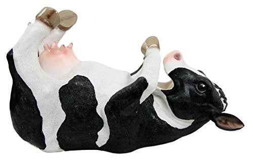 Ebros Gift Ebros Gift Grassland Cattle Bovine Cow Wine Bottle Holder Caddy Figurine