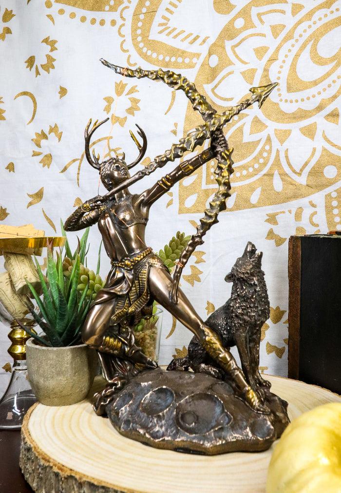 Ebros Gift Ebros Gift Greek Goddess Artemis Figurine Roman Diana The Huntress Bearing Bow And Arrow Sculpture 11.5"H