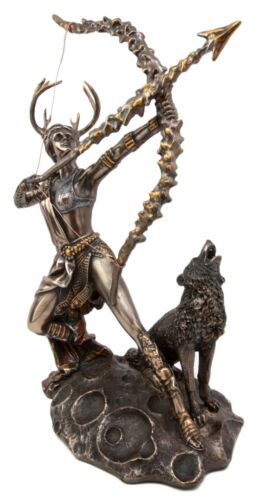 Ebros Gift Ebros Gift Greek Goddess Artemis Figurine Roman Diana The Huntress Bearing Bow And Arrow Sculpture 11.5"H