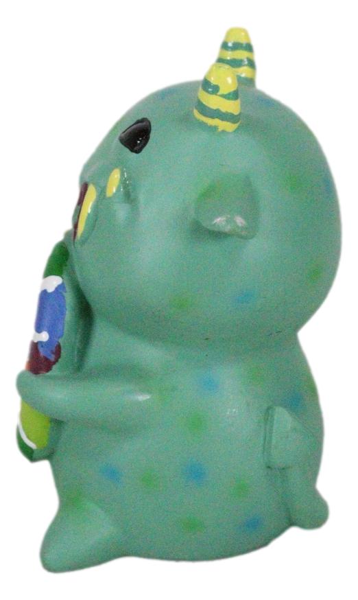 Ebros Gift Ebros Gift Green Mogu Monster With Lollipop Sweet Tooth Hypnotic Alien Figurine