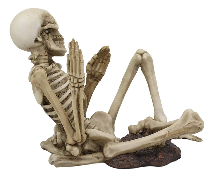 Ebros Gift Ebros Gift Grinning Horny Skeleton Humping Wine Bottle Holder Statue 10.25" Long