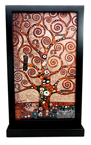 Ebros Gift Ebros Gift Gustav Klimt Tree Of Life Stoclet Frieze Stained Glass Art Wall Decor Or Flat Surface Display Decor