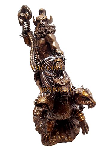 Ebros Gift Ebros Gift Hades Supreme God Of Underworld With Cerberus Guard Dog Decorative Figurine 9.5"H