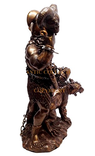 Ebros Gift Ebros Gift Hades Supreme God Of Underworld With Cerberus Guard Dog Decorative Figurine 9.5"H