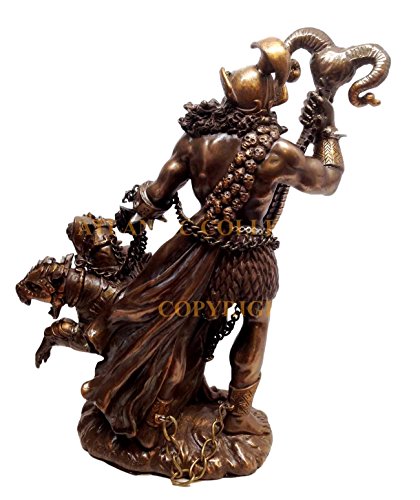 Ebros Gift Ebros Gift Hades Supreme God Of Underworld With Cerberus Guard Dog Decorative Figurine 9.5"H