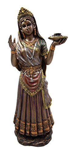 ebros gift Ebros Gift Hindu Goddess Of Absolute Truth Love & Forgiveness Radha Decorative Figurine 10.25"H