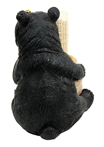 Ebros Gift Ebros Gift Honey Black Bear With Bee Hive Decorative Toothpick Holder Figurine With Toothpicks