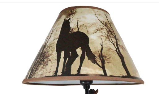 ebros gift HORSE SHADE FOR EBROS TABLE LAMP