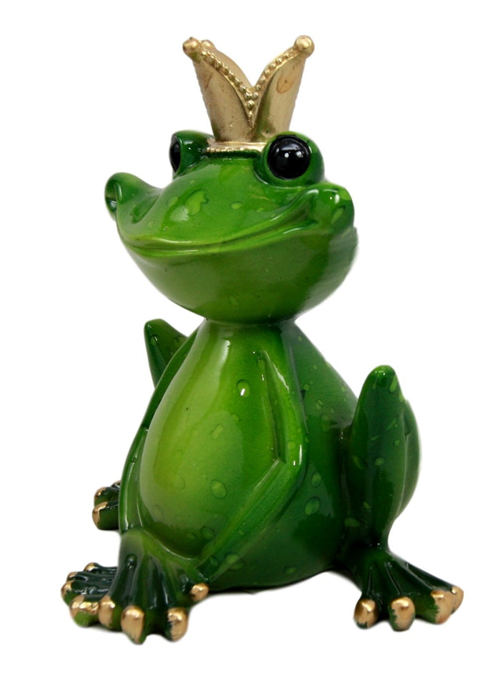 Ebros Gift Ebros Gift Kiss A Frog Prince Charming With Crown Decorative Figurine 4.5" H