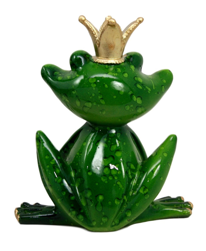 Ebros Gift Ebros Gift Kiss A Frog Prince Charming With Crown Decorative Figurine 4.5" H