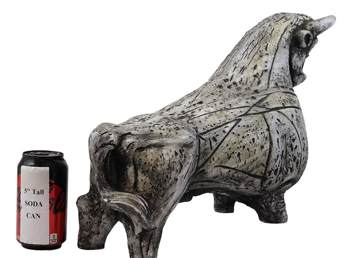 Ebros Gift Ebros Gift Large 18.5" L Bovine Bull Cow Statue Reproduction By Viktor Schreckengost 1955 Replica Cleveland Museum Of Art Gallery Quality Home Decor Centerpiece Figurine Animal Bulls Cows Sculpture