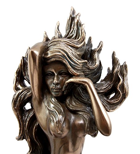 Ebros Gift Ebros Gift Large Giant Pearl Shell Goddess Mermaid Awakening Figurine 11.75" H