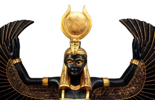 Ebros Gift Ebros Gift Large Kneeling Winged Isis Statue 20"Long Egyptian Goddess Of Motherhood Deity Figurine