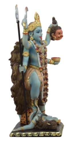 Ebros Gift Ebros Gift Mahavidya Devi Kali Holding Severed Head Of The Ego Figurine 9"Tall In Vivid Colors Hindu Goddess Of Time And Death Eastern Enlightenment Altar Decor
