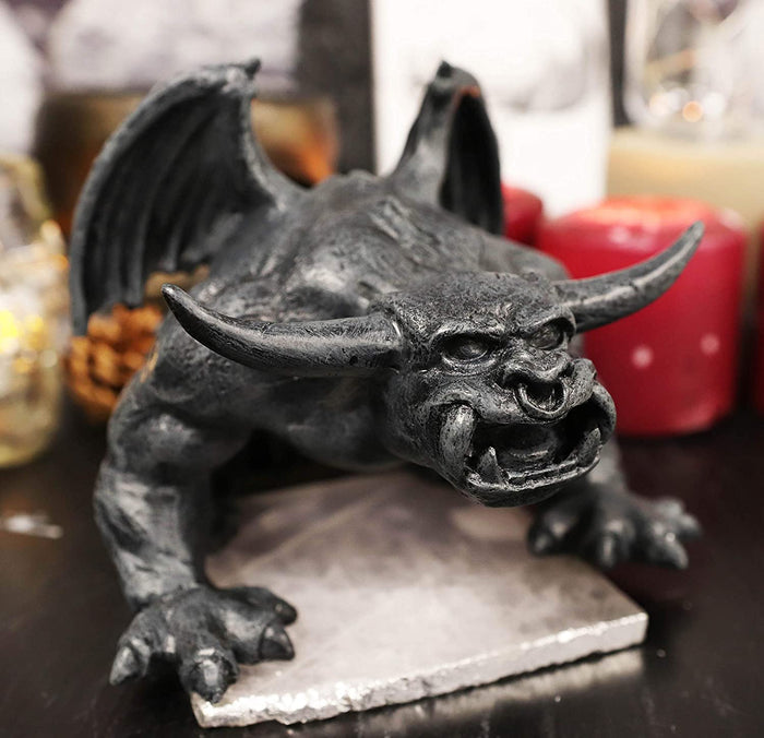 ebros gift Ebros Gift Matador De Toros Winged Bull Horned Gargoyle Bellowing Statue 6" Tall