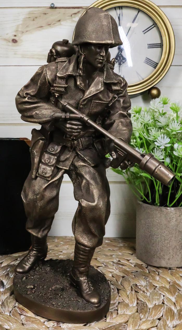 ebros gift Ebros Gift Military WW2 Flamethrower Ground Troop Soldier Decorative Figurine 12" Tall