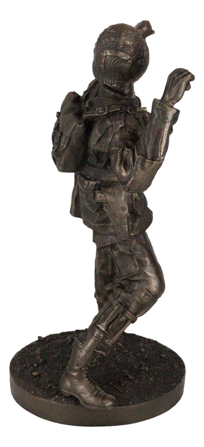 Ebros Gift Ebros Gift Military WW2 Staff Sergeant Squad Commander Tossing Grenade Figurine