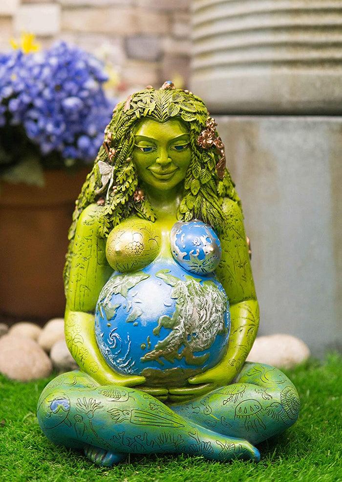 ebros gift Ebros Gift Millennial Gaia Earth Mother Goddess Figurine 14" Tall by Oberon Zell