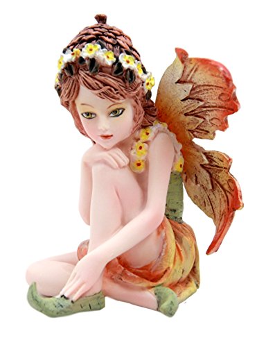 Ebros Gift Ebros Gift Miniature Garden Bright Sun Flower Fairy Collectible Figurine 2.75"H