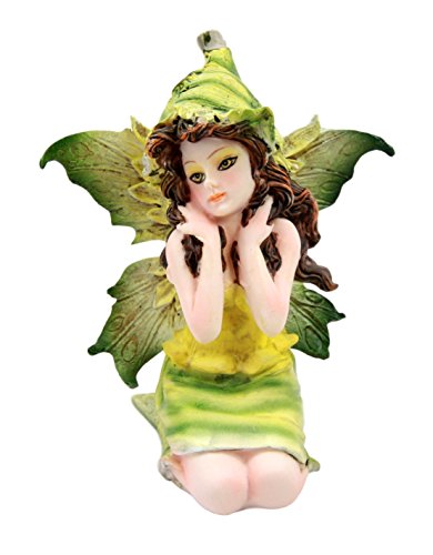 Ebros Gift Ebros Gift Miniature Garden Tribal Snow Pea Fairy Collectible Figurine 3"H