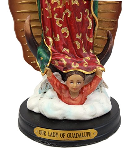 Ebros Gift Ebros Gift Our Blessed Virgin Lady Of Guadalupe Holy Mother Catholic Divinity Figurine 12" H With Brass Plate Base