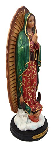 Ebros Gift Ebros Gift Our Blessed Virgin Lady Of Guadalupe Holy Mother Catholic Divinity Figurine 12" H With Brass Plate Base