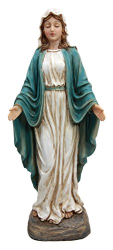 ebros gift Ebros Gift Our Lady of Grace Virgin Mary Decorative Figurine 10.25"H