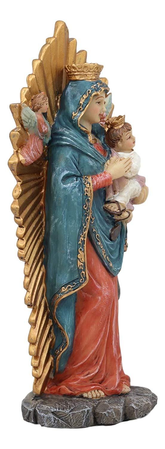 Ebros Gift Ebros Gift Our Lady Of Perpetual Help Figurine 6" H Christian Catholic Blessed Virgin Mary Holding Child Jesus Byzantine Icon Home Altar Decor Sculpture Statue