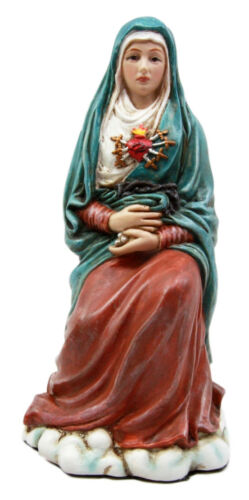 Ebros Gift Ebros Gift Our Lady Of Seven Dolors Figurine Mother Of Sorrows Mater Dolorosa Sculpture 6.75" H
