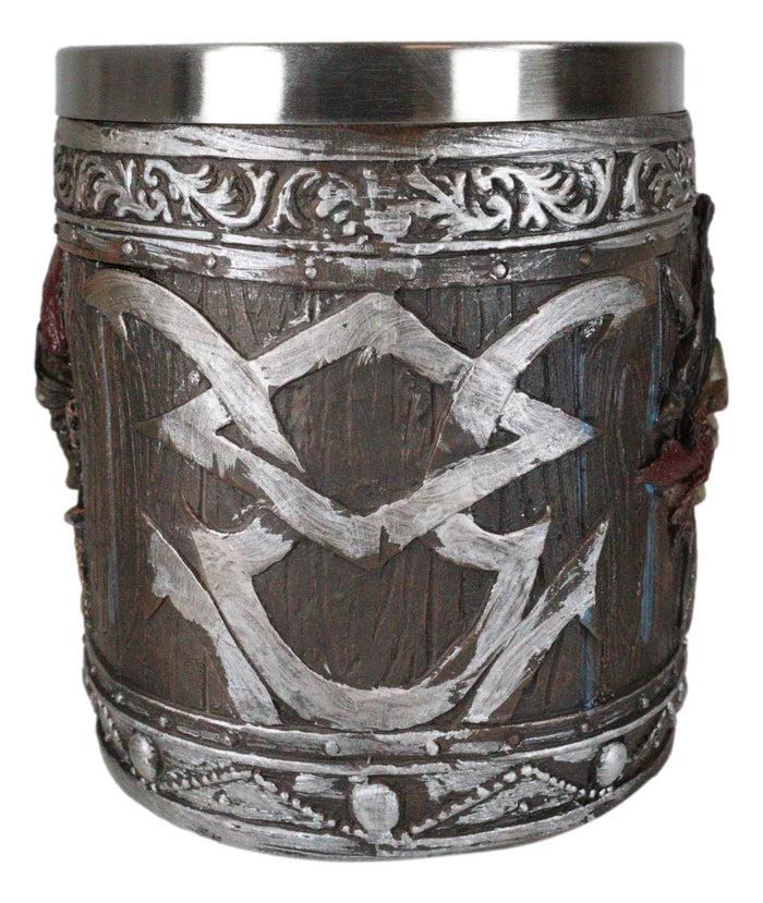 Ebros Gift Ebros Gift Pirates Of Caribbean Seas Bandana Skull With Cross Swords Tankard Coffee Beer Mug Cup