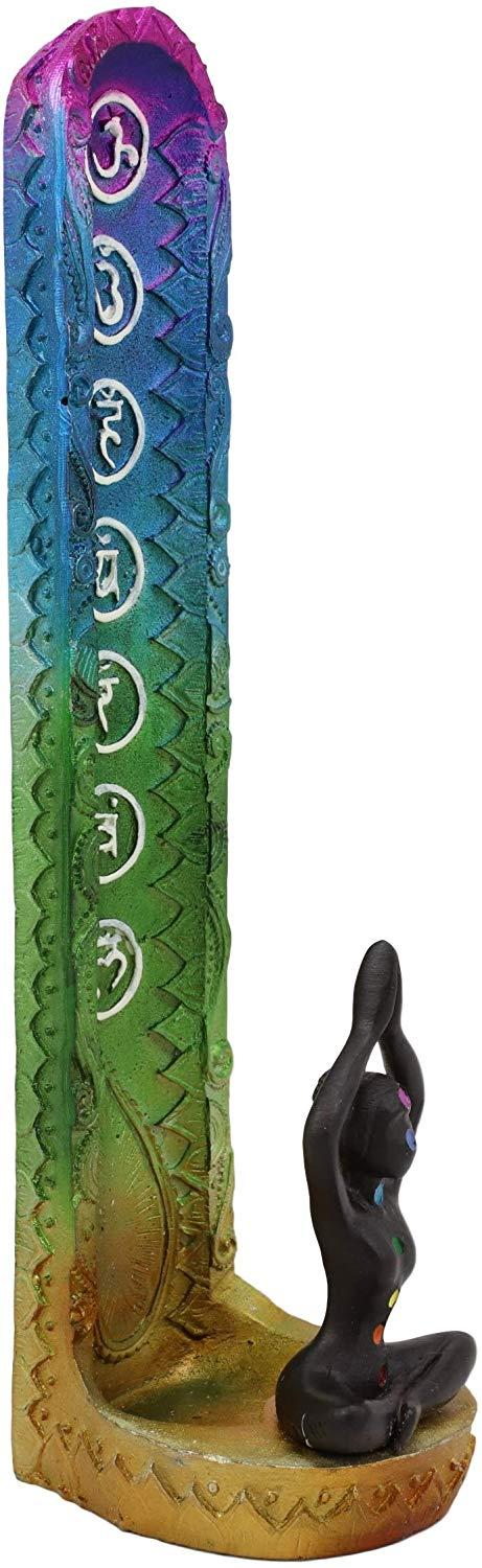 Ebros Gift Ebros Gift Rainbow Spiral Goddess Feminine Incense Stick Burner (Upright Pose)