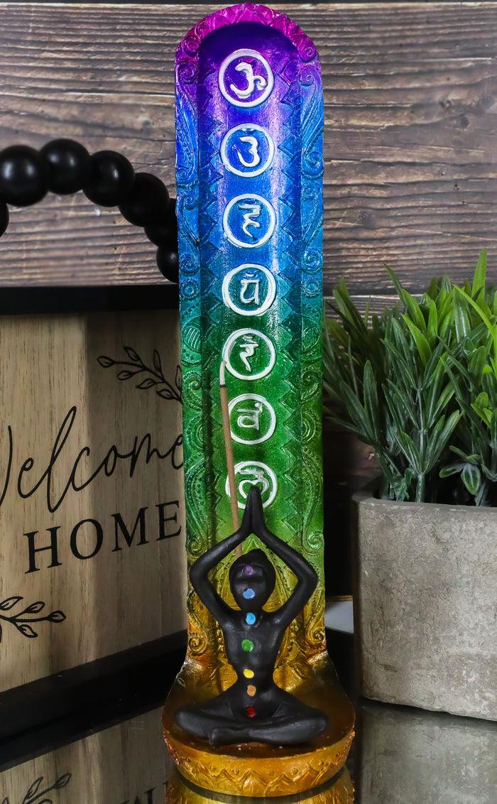 ebros gift Ebros Gift Rainbow Spiral Goddess Feminine Incense Stick Burner (Upright Pose)