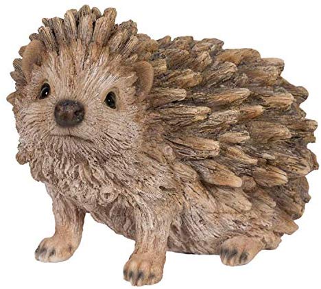 ebros gift Ebros Gift Realist Driftwood Look Hedgehog Resin Figurine Statue