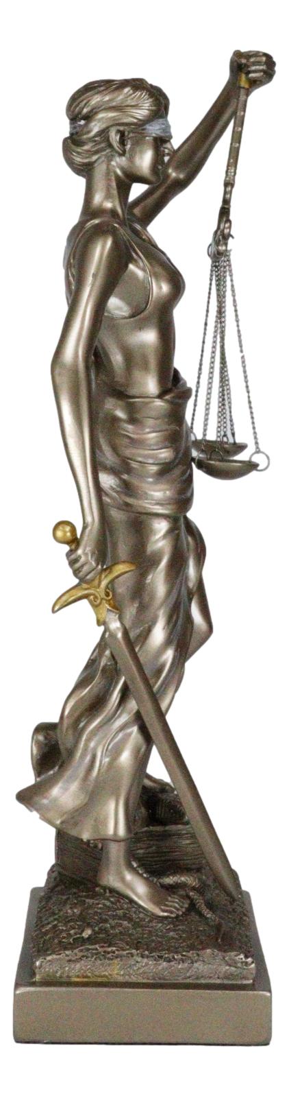 Ebros Gift Ebros Gift Resin Contemporary Roman Greek Goddess Lady Of Justice Statue 15"H La Justica Themis