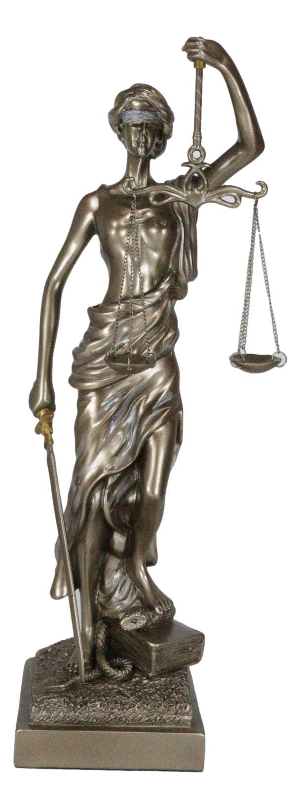 Ebros Gift Ebros Gift Resin Contemporary Roman Greek Goddess Lady Of Justice Statue 15"H La Justica Themis